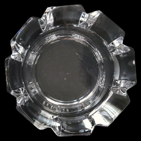 ORREFORS CORONA Sweden Lead Crystal 4" Bowl 4384/31 -Signed DISCONTINUED - Picture 5 of 6